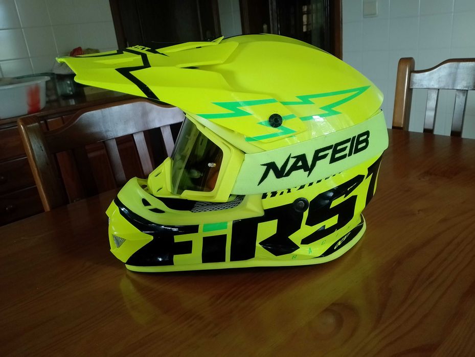 Capacete motocross enduro