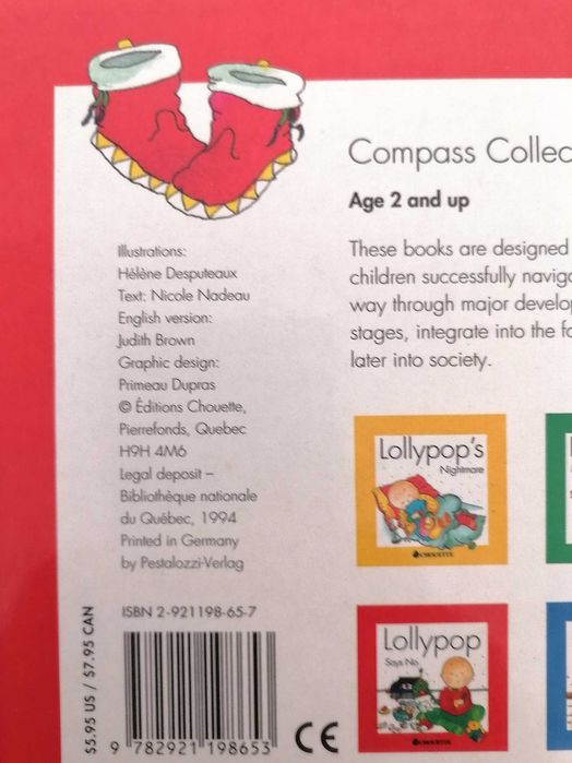 Livro infantis Criança Lollypop em Inglês