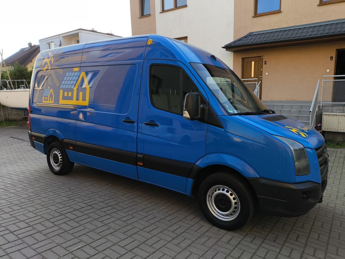 VW Crafter 2011r. L2H2 2,5 TDI 109km Klimatyzacja SuperStan SuperAuto