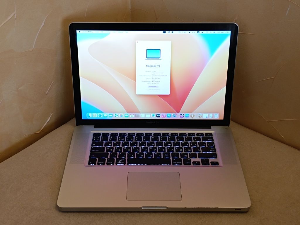 Macbook pro 15 a1286 (i7/10gb/128gb) 2011