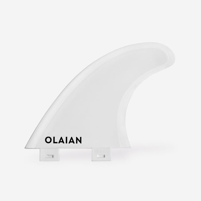 Prancha de surf híbrida em resina 7' 49L com 3 quilhas - bege