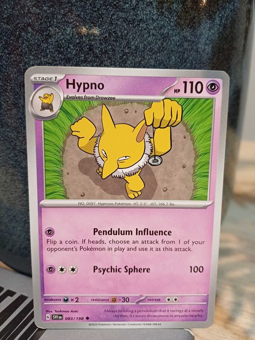 Carta Pokémon Hypno #83