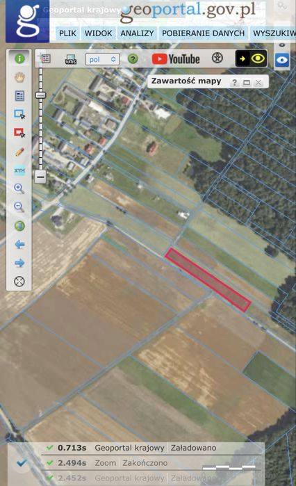 Atrakcyjna działka BOROWSKIE GZIKI z możliwością budowy domu