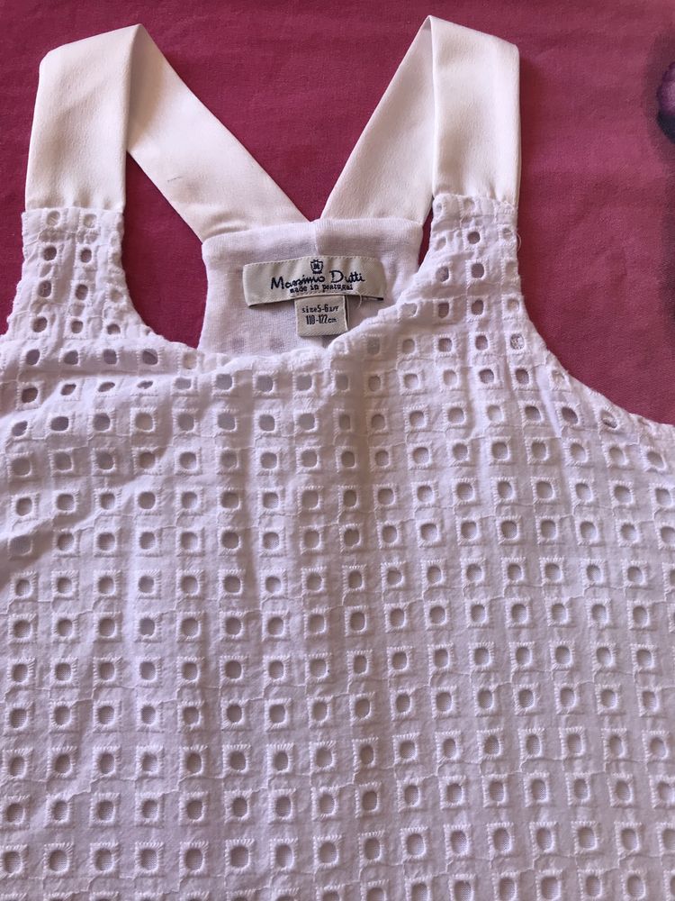 Vestido massimo Dutti menina 5-6 anos