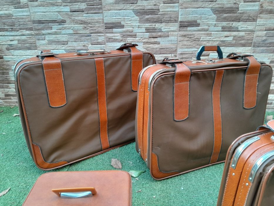 Malas de viagem vintage anos 70