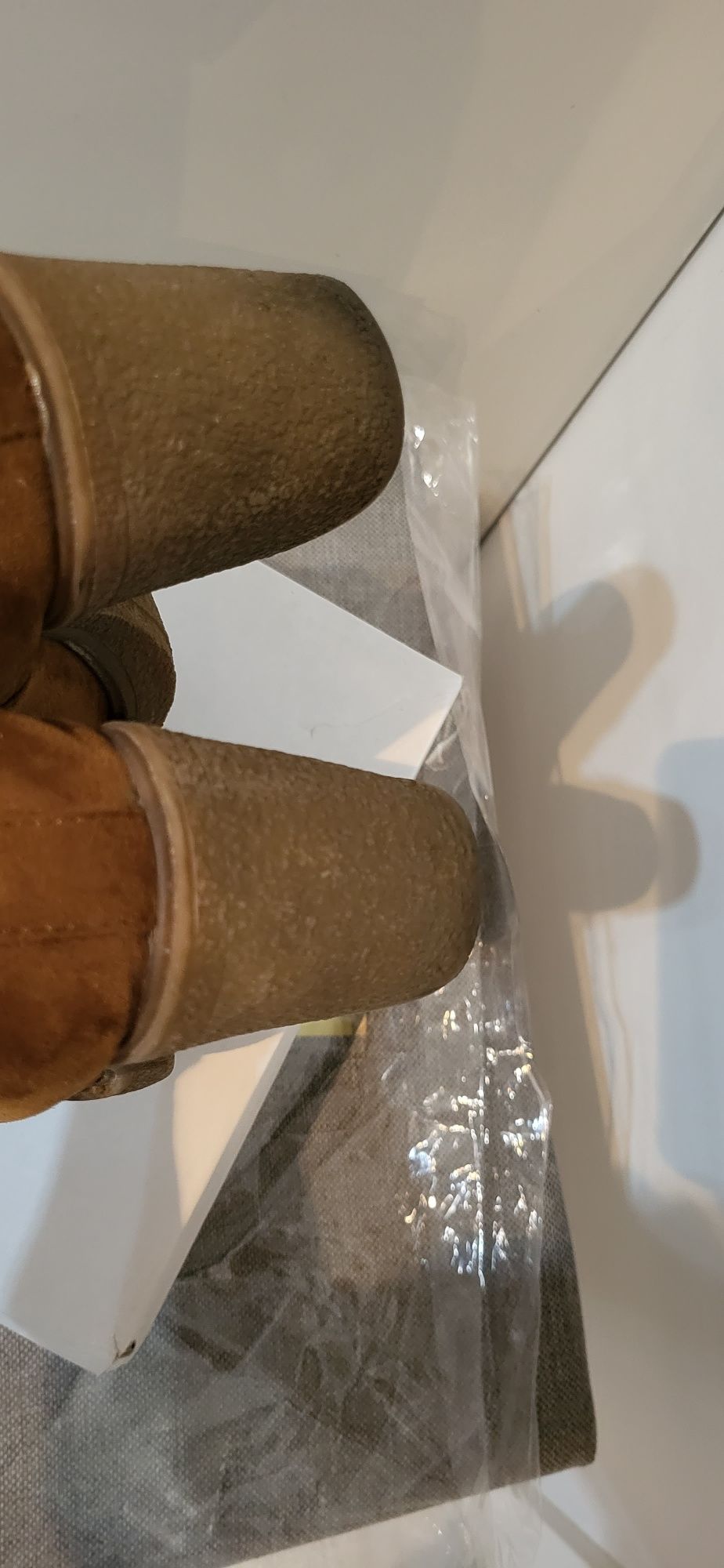 Botki camel rozmiar 38