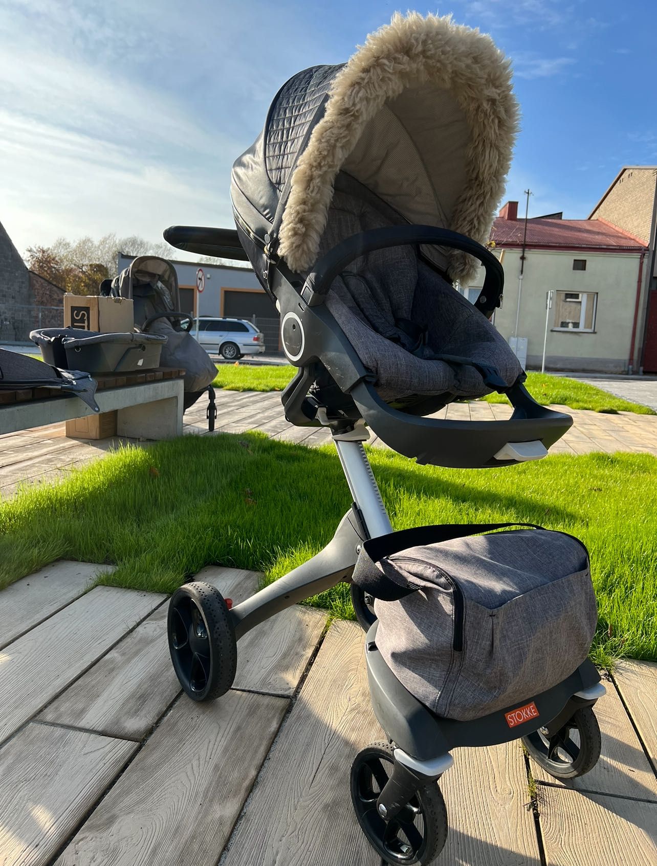 Wózek Stokke Xplory V5 Black Edition Black Melange 3w1