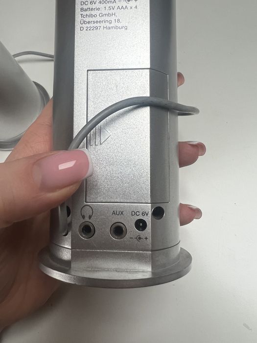 Zestaw dwóch małych głośników do PC komputera nagłośnienie Aux TCM