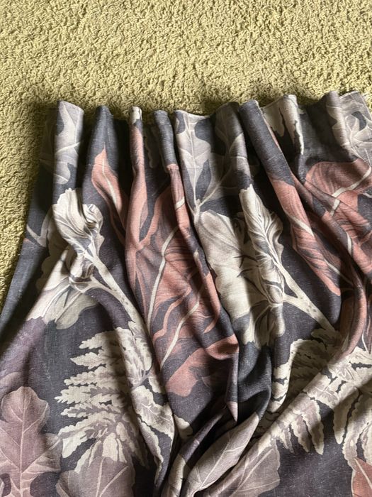 Jesienne wzorzyste zasłony