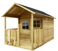 Drewniany domek ogrodowy dla dzieci nowy darmowa dostawa