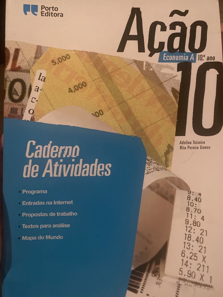 Caderno de atividades Economia A, 10° e 11°