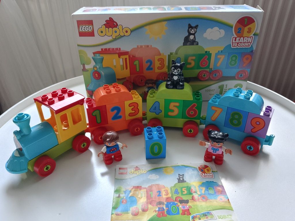 LEGO Duplo pociąg z cyferkami