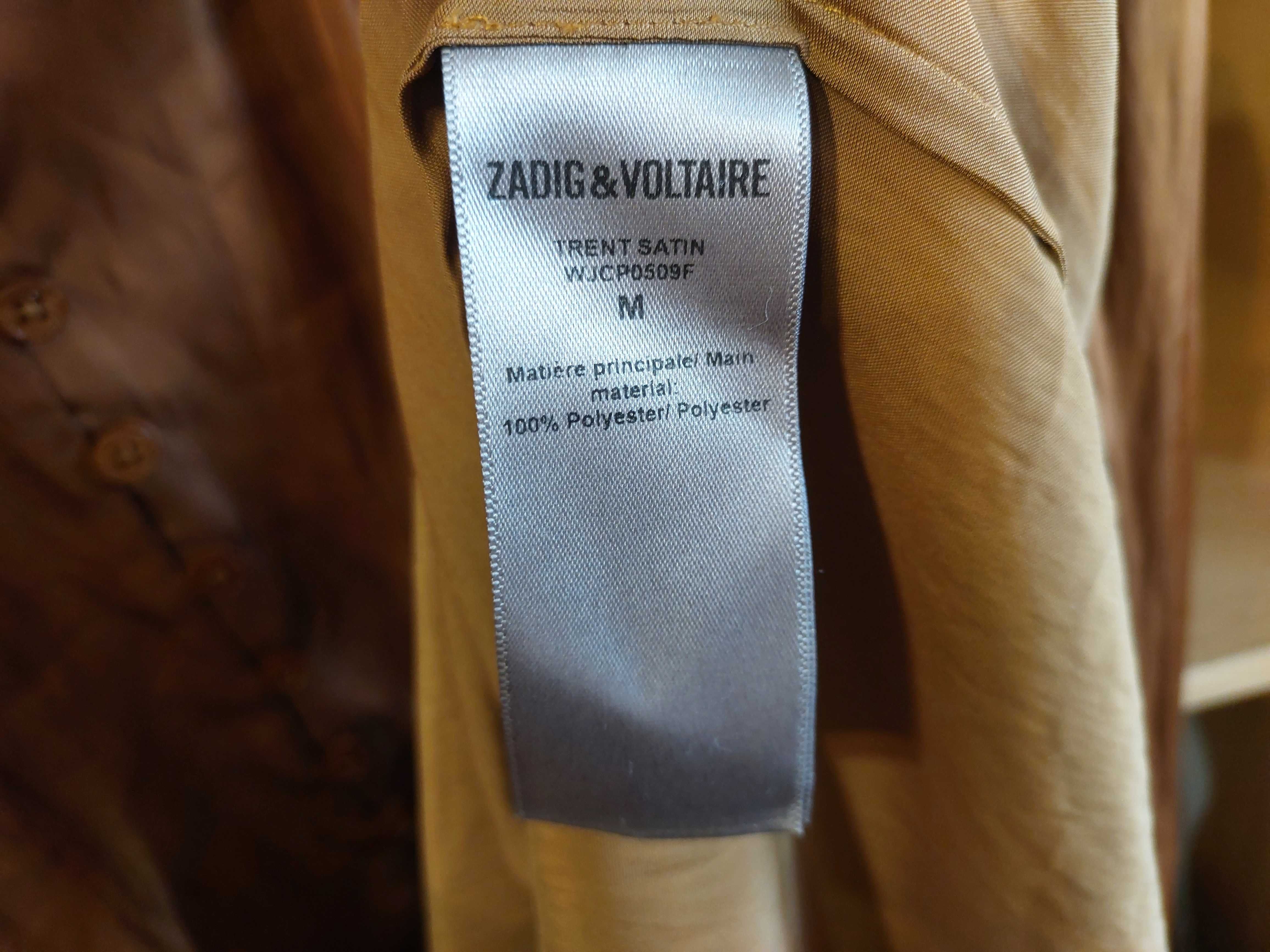 рубашка Zadig&Voltaire, струящаяся, на пуговицах.