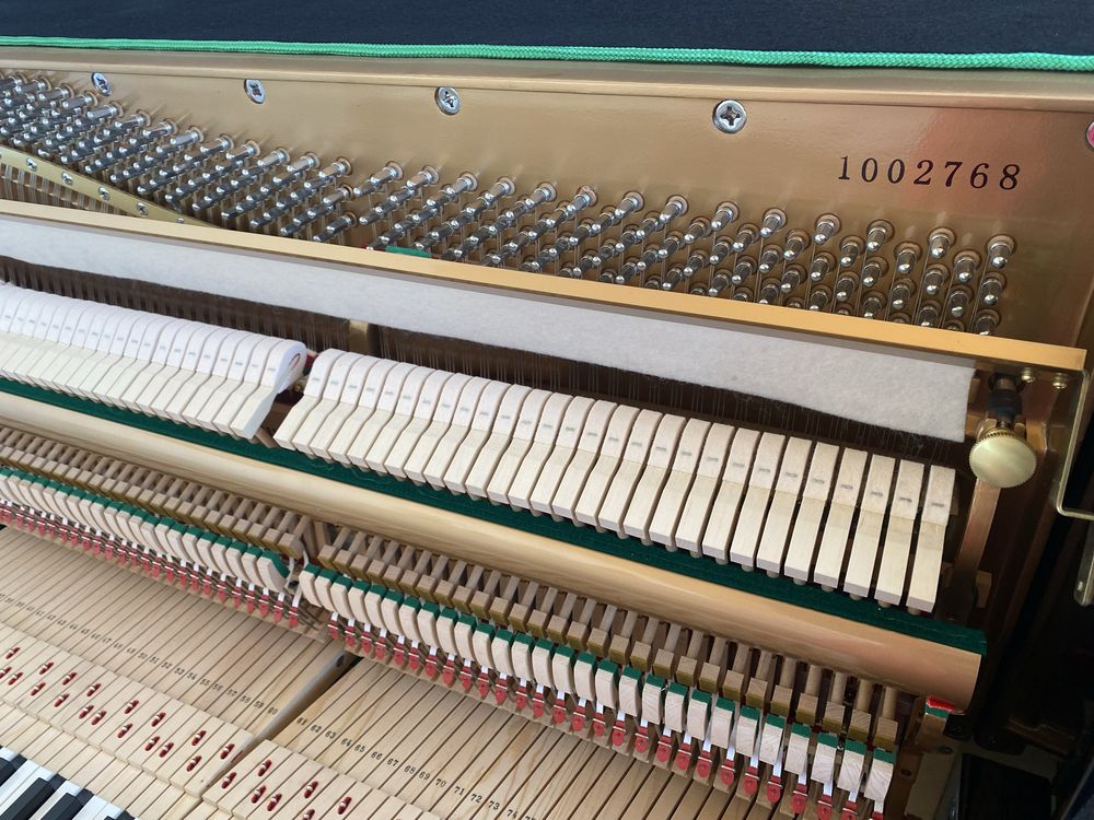 Piękne, czarne pianino Ritmuller