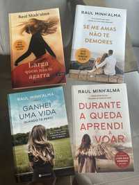 Livros  de Raul Minh’alma (ler a descrição)