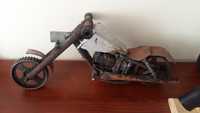 rzeźba motocykl ze złomu, custom, chopper, rat bike