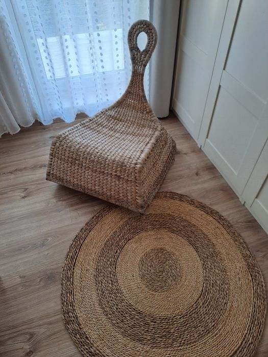 Fotel bujany ogrodowy boho Ikea + dywanik gratis