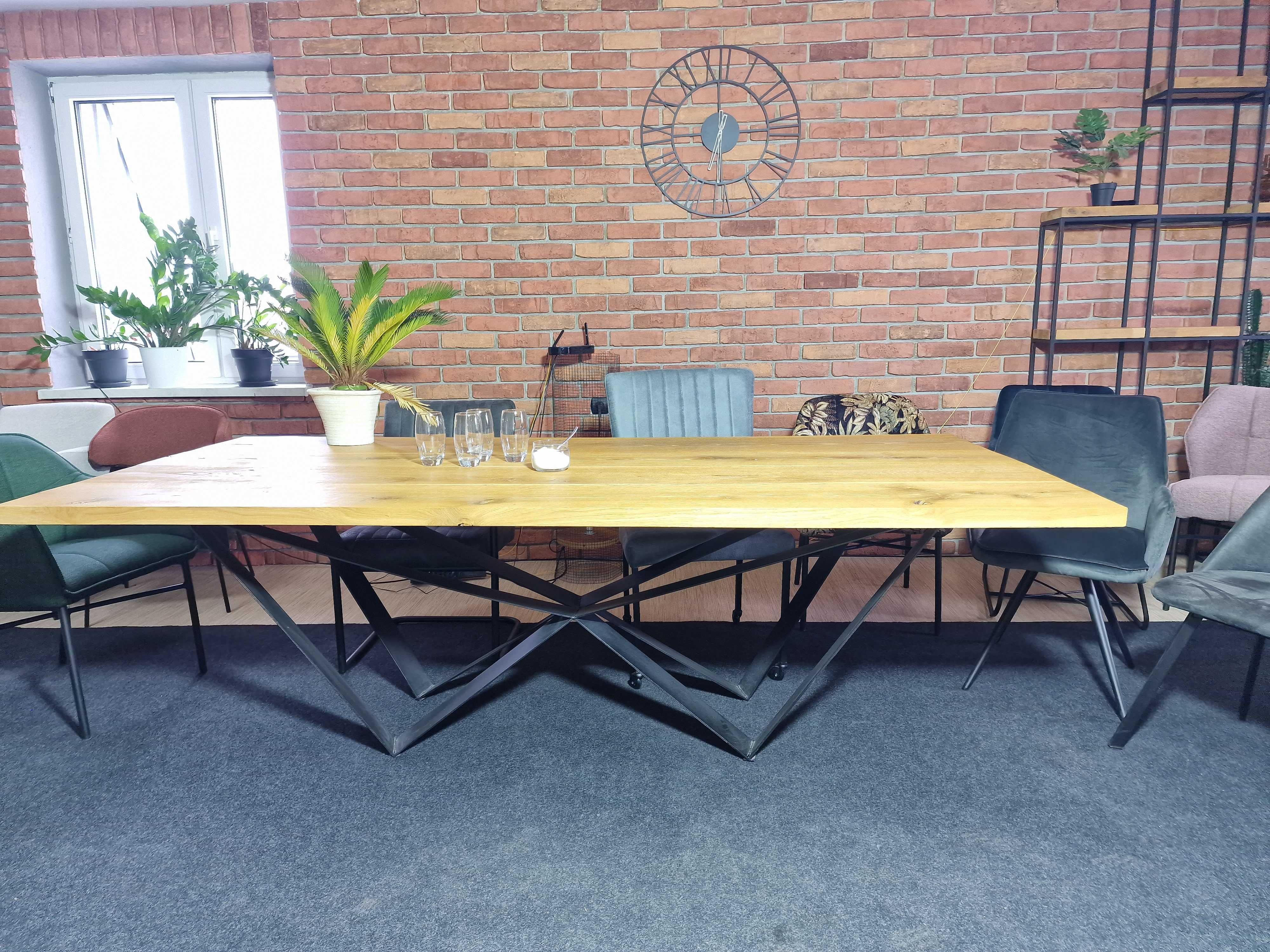 stół dębowy lity dąb premium producent dostępny od ręki 230x100