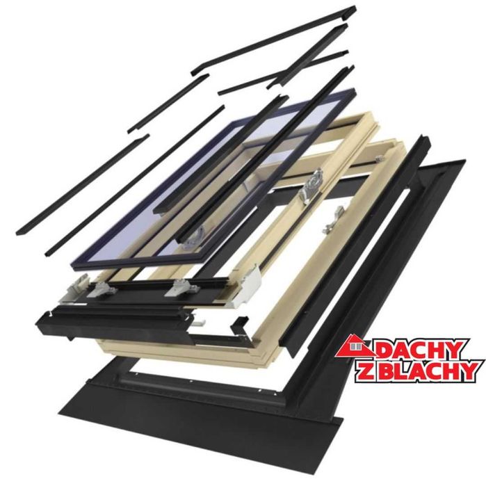 Okno Dachowe 3 szybowe 78x118