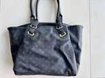 LV Louis Vuitton czarna torebka shopper