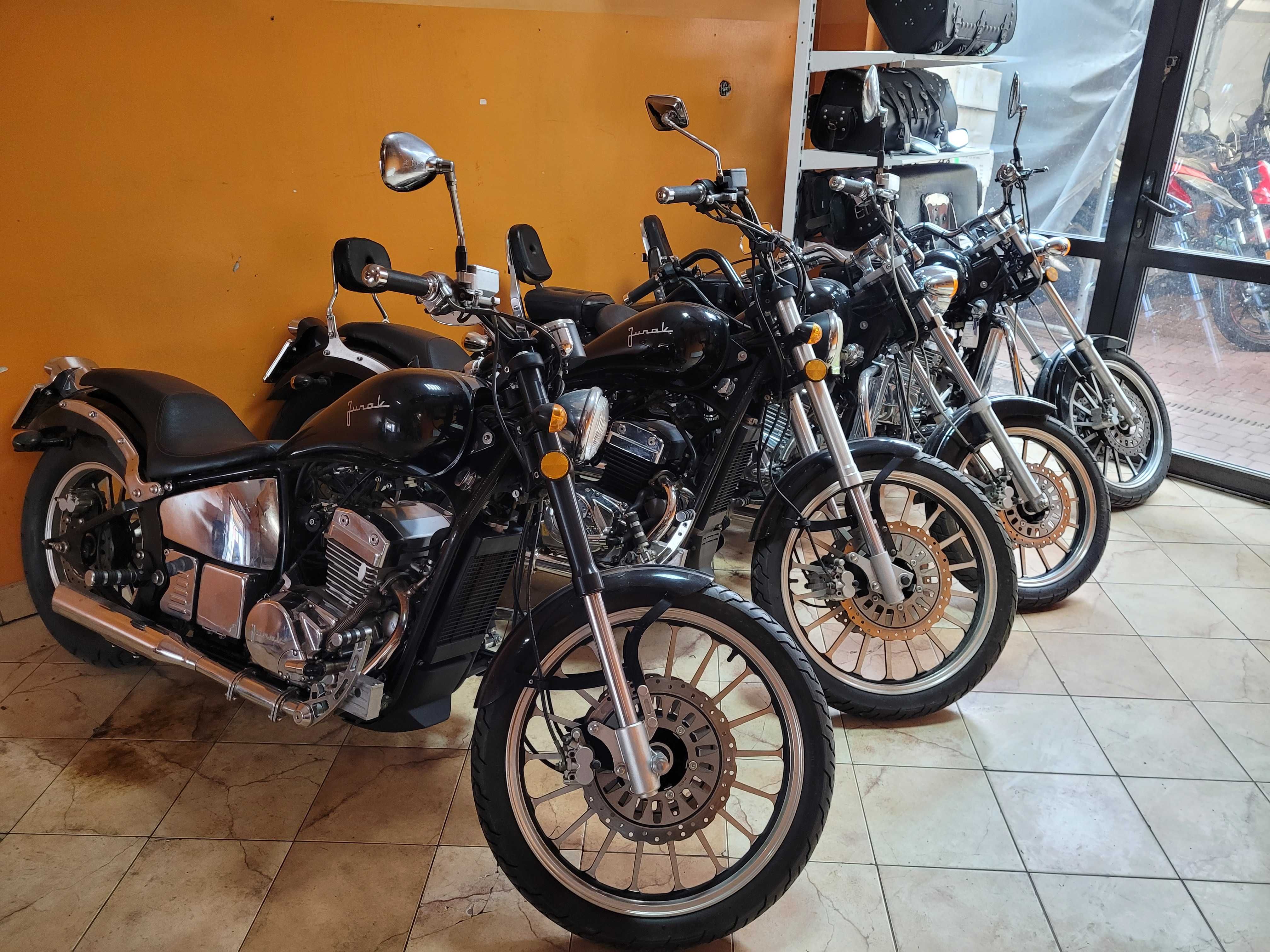 Motocykl Junak ADV 125   oraz inne Salon marki Junak Olkusz 2 szt