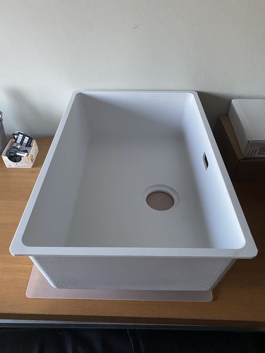 Pio Franke Maris MRG 110-62 Fragranite branco polar pia de embutir