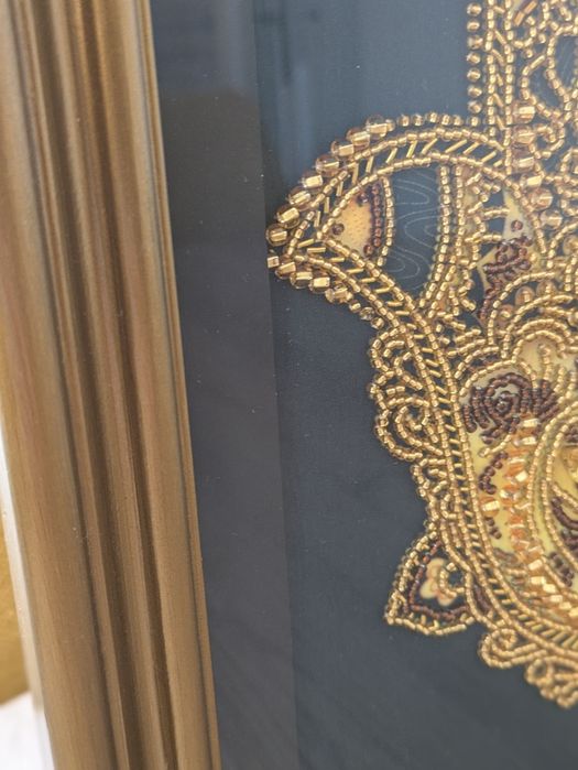 Quando bordado a missangas"OM "