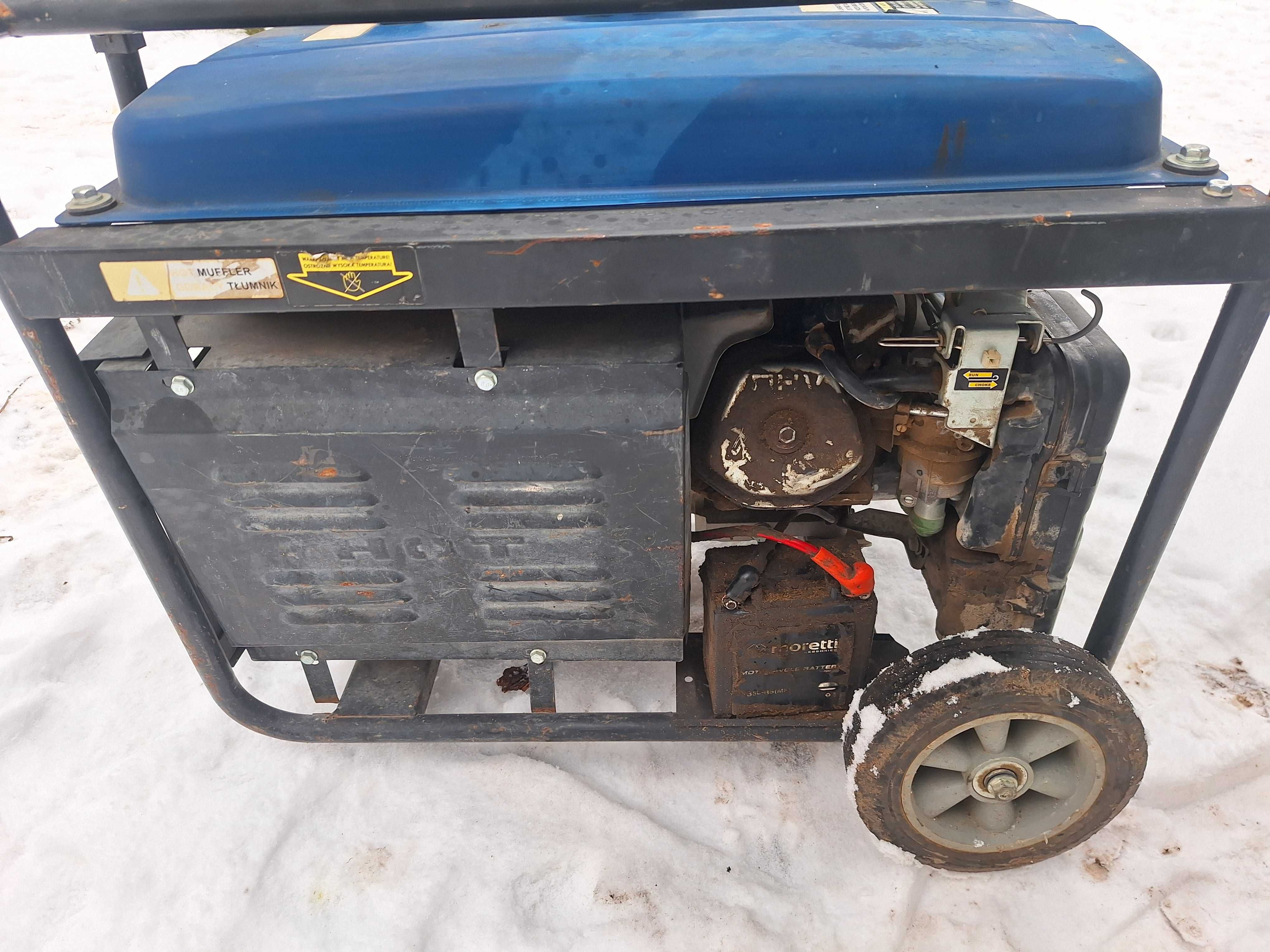 Generator prądotwórczy, Agregat 7,5kW 230V i 400V