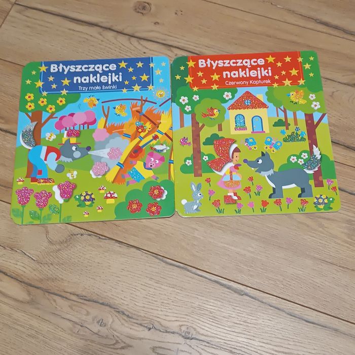 Książeczki dla dzieci z naklejkami i opowiadaniami