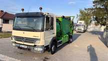 Mercedes-Benz Atego 815  Atego 815 Śmieciarka myjka do pojemników wrzut uniwersalny