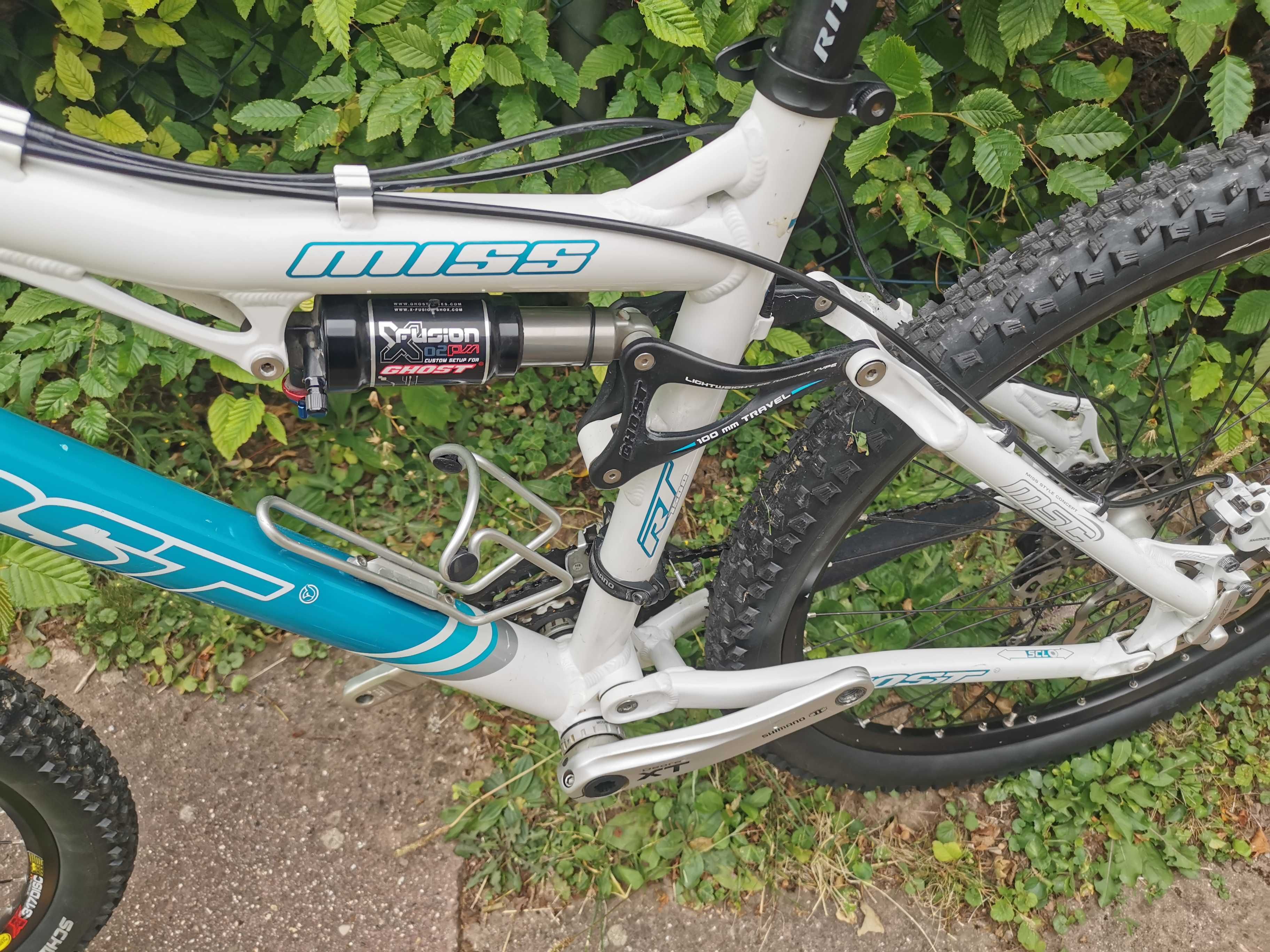Rower MTB Ghost RT7500 Rama S DeoreXT FOX SQLab Damski Full