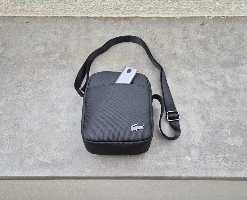Bolsa / Mala a Tiracolo LACOSTE Preta - nova
