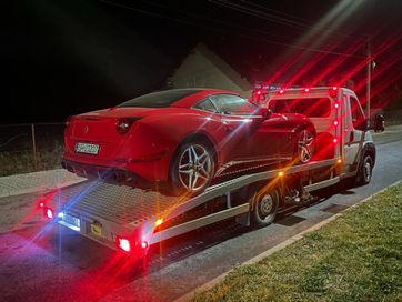 Usługi transportowe pomoc drogowa Laweta