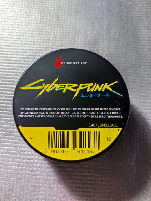 Cyberpunk 2077 metalowy medalion