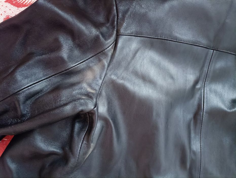 Кожаный пиджак куртка р.48-50 натуральная кожа