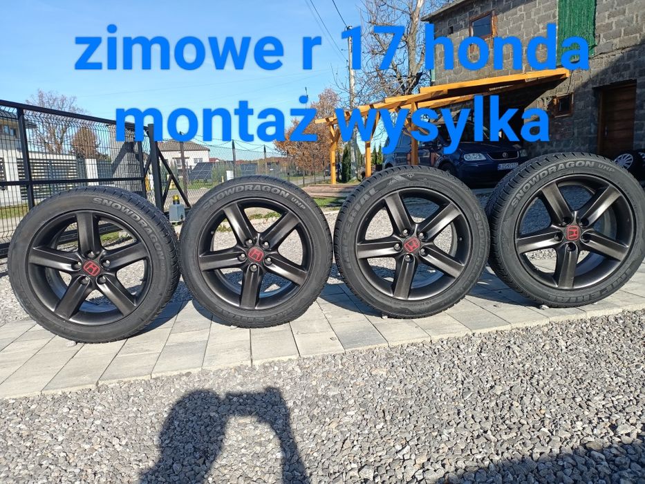 Koła 5x114,3  r17  zimowe Honda toyota wysyłka montaż