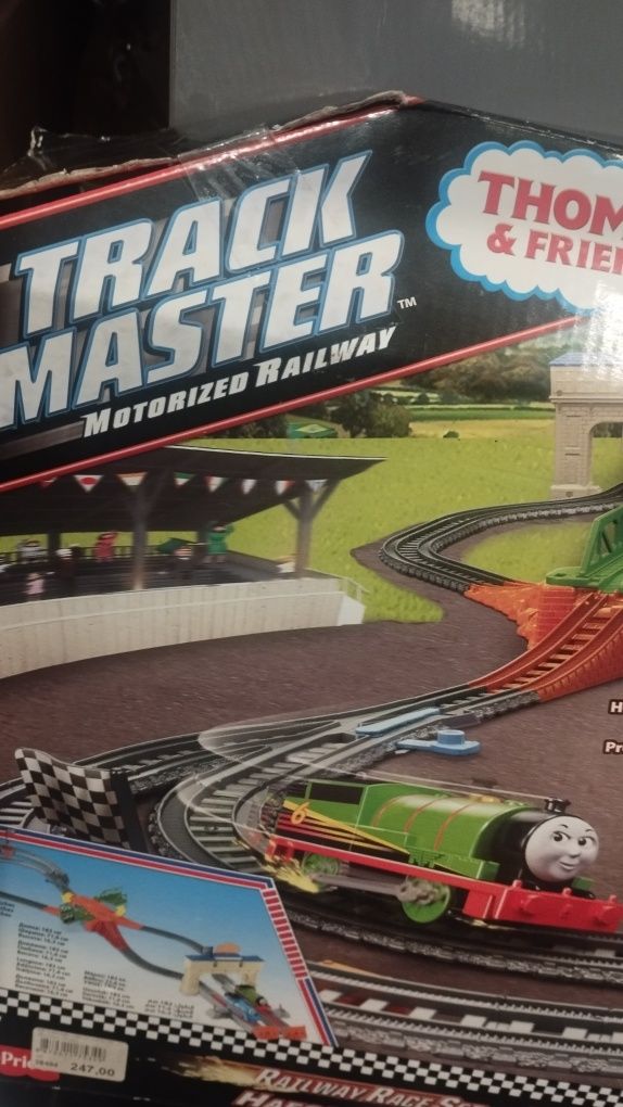 Zestaw Tomek i przyjaciele trackmaster wyscigi