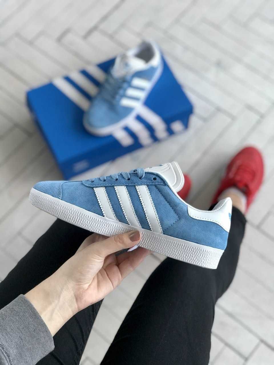 Кроссовки Adidas Gazelle женские Адидас Иники жіночі Adidas Samba замш