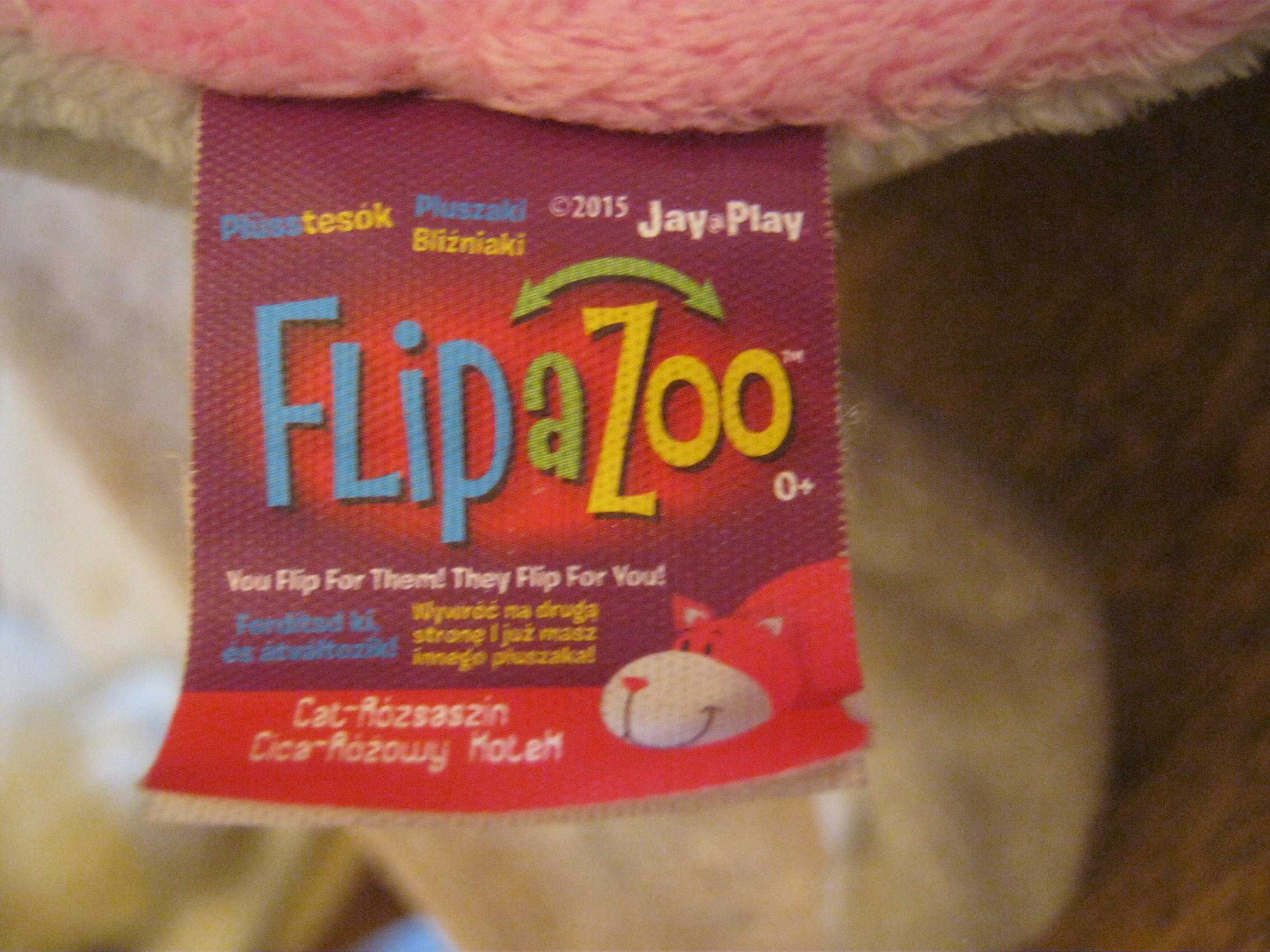 Flippazoo -podwójny pluszak, kot i mysz