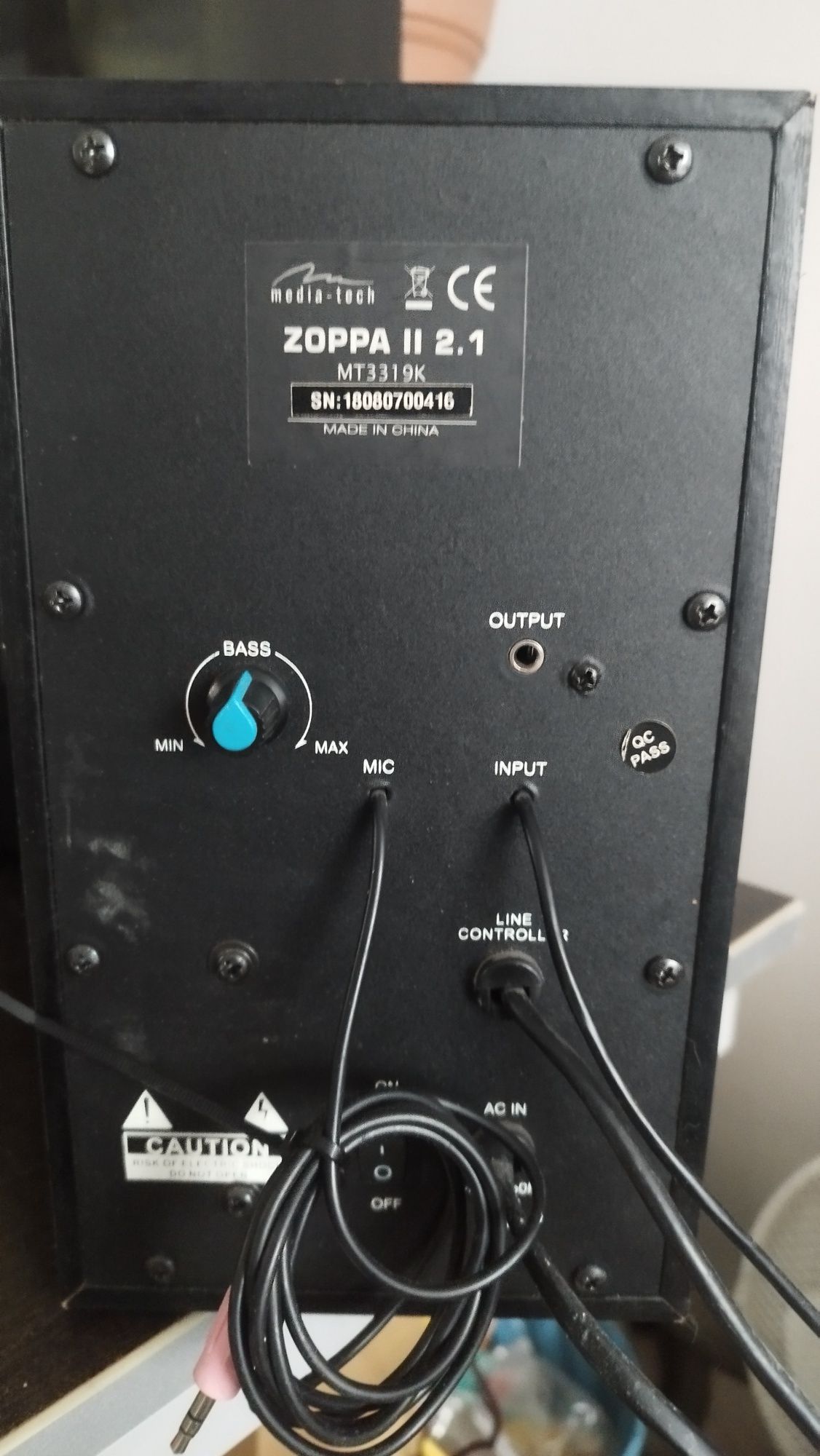 Głośniki Media Tech ZOPPA II MT3319K