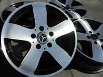 Felgi 16 5x112 Mercedes W211 E Klasa ET42 W124 W220 czarny połysk CNC
