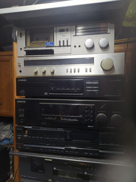 Zestaw  SABA Sony  Grundig Technics Sherwood Jvc