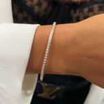 Bransoletka z diamentami oraz tytanowymi łączeniami 2.00ct