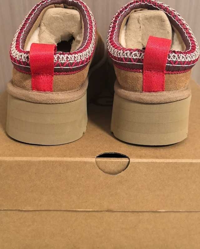 Ugg Tazz Tasman Platform Slippers Chestnut 39