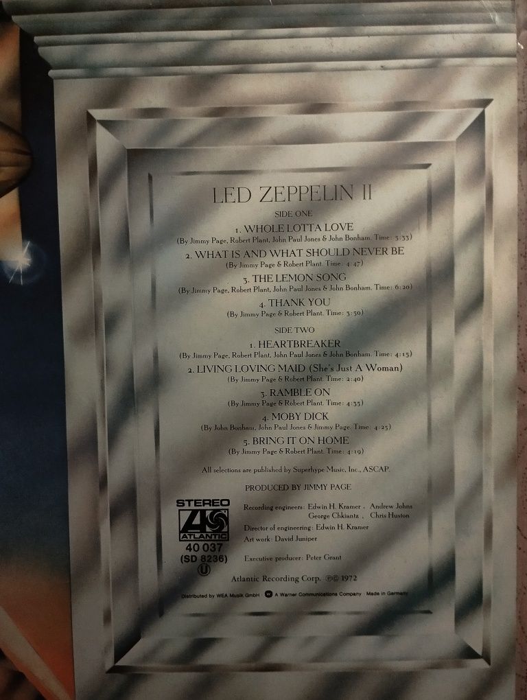 Led Zeppelin II winyl