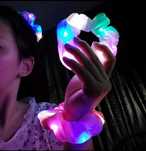 Super LED świecąca gumka do włosów!