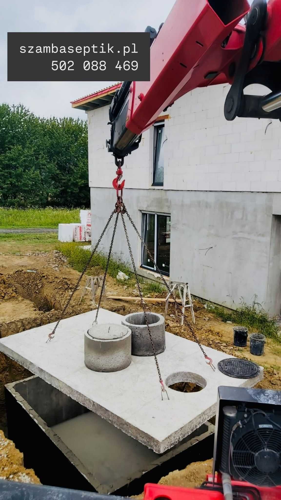 Szambo betonowe szamba zbiorniki na deszczówkę zbiorniki betonowe.