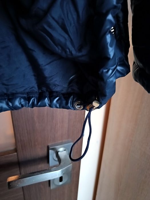 Kurtka zimowa kobalt oversize