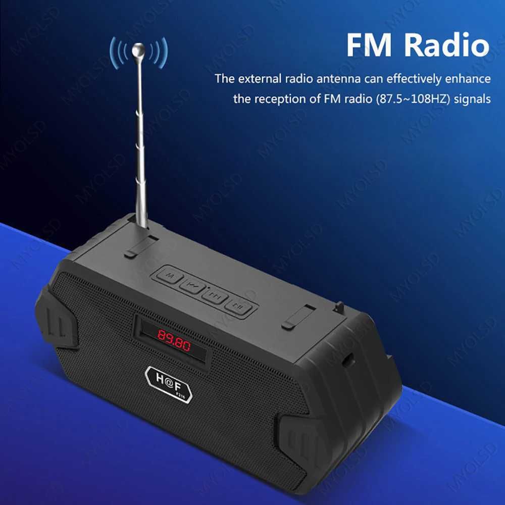 Bluetooth колонка з FM радіо