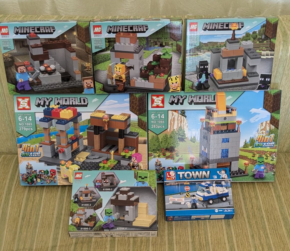 Лего майнкрафт, Lego Minecraft , my world,  конструктор